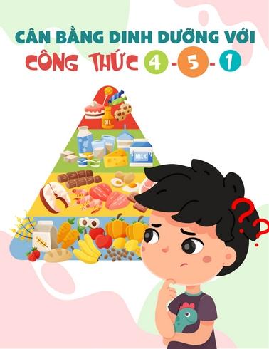 Cân bằng dinh dưỡng với công thức 4 - 5 - 1