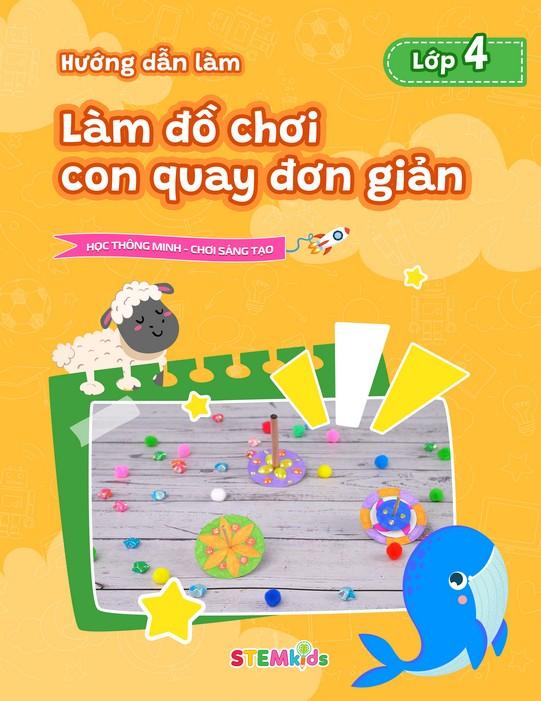 Làm đồ chơi con quay đơn giản